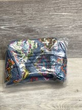Vera Bradley Small Zip Cosmetic Bag Painted Medallions Cotton NWT MSRP $24 - £15.75 GBP