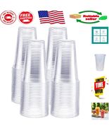 Elegant 20 oz Clear PET Plastic Cups - 100 Count for Smoothies and Parties - $812.19 MXN