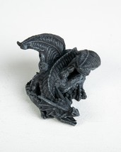 Fierce Mini Dragon Gargoyle (1) Hand Painted &#39;Stone&#39; Finish Gothic Statues - £5.09 GBP