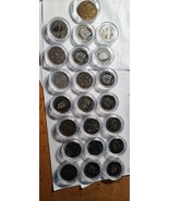 22 x collection of vintage English football tokens players, teams, games... - $49.33