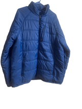 Red Head Mens Blue Raglan Sleeve Full Zip Quilted Puffer Jacket Size XL - £28.88 GBP