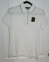 Cutter &amp; Buck NYCB Embroidered Logo Polo White Moisture Wicking Size Adult Small - £23.80 GBP