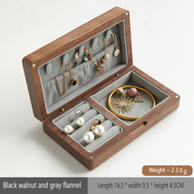 Black walnut jewelry box - £39.81 GBP