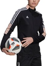 adidas Womens Activewear Tiro 21 Track Jacket,Size X-Small,Black/Pink - £41.63 GBP