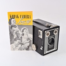 Vintage Brownie Target SIX-20 Box Camera-Eastman Kodak Company Tested &amp; ... - £21.97 GBP