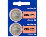 Murata CR2025 Battery DL2025 ECR2025 3V Lithium Coin Cell (10 Batteries) - £3.79 GBP+