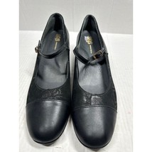 NWOT SAS Isabel Pump Heels Shoes Womens Black Leather Mary Jane Career S... - $1,435.82 MXN