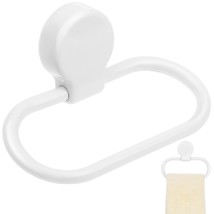 Adhesive Towel Holder Towel Ring: Hand Towel Holder For Wall Mounted Round Towel - £8.77 GBP