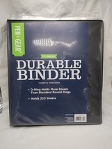 Pen + Gear 1 Inch Black Durable Binder And 22 Heavyweight Sheet Protectors - $27.09 CAD