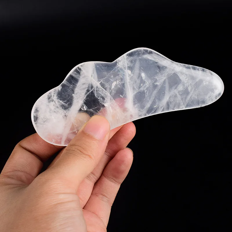 Al gua sha gouache scraper for face natural jade stone guasha neck body facial massager thumb200