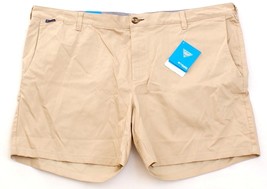 Columbia PFG Harborside Khaki Flat Front 6&quot;  Chino Shorts Men&#39;s NWT - £47.95 GBP