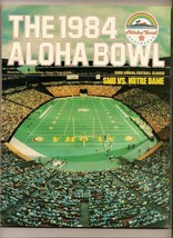 1984 Aloha Bowl Program SMU Notre Dame - £42.45 GBP