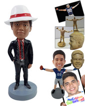 Personalized Bobblehead Well suit up man wearing fashonable suit - Careers &amp; Pro - £71.56 GBP