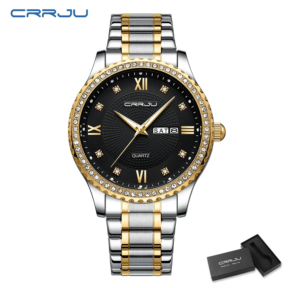 Men&#39;s  Top  Luxury Quartz  Men&#39;s   Stainless Steel Waterproof Sports Luminous Wa - £28.40 GBP