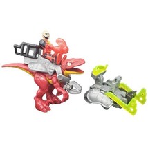 Fisher-Price Imaginext Action Figures Red Dragon Dino with Saddle  - £11.61 GBP