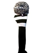 NEW 1 Green White KNIT POM headcover golf club head cover fits Taylormad... - $18.57