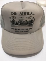 15th Annual Old Town Orcutt Day and Autorama Hat cap Trucker Mesh Snapba... - £29.81 GBP