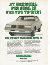 70's National Car Rental Print Ad Automobile 8.5" x 11" - $19.75