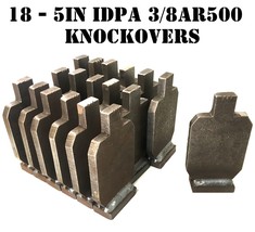 5&quot; Tall IDPA NRA Knock-Over Rifle Shooting Targets - 3/8&quot; AR500 Steel - 18pc - £117.55 GBP