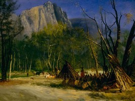 Indians in Council, California by Albert Bierstadt as Giclee Print + Shi... - $39.00+