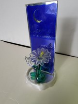 Crystal Flower Daisy Desk Display I Love You To The Moon - £22.17 GBP