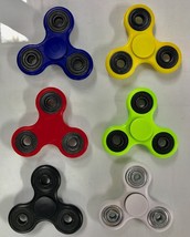 10-Qty Tri-Spinner Fidget Toy Hand Finger Spinner Multiple Colors-USA Se... - $44.98