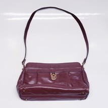 Vintage Etienne Aigner Leather Shoulder Bag Oxblood Dark Red Purse Crossbody - £23.38 GBP