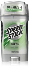 Mennen Speed Stick Deodorant for Men, Fresh, 3 Oz, Pack of 6 - £35.03 GBP