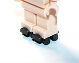 Pair Of Silver Roller Skates For Custom Minifigures - $4.44