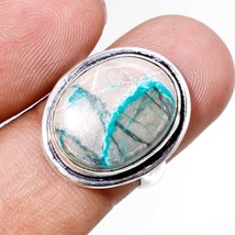 Chrysocolla Gemstone Handmade Fashion Ethnic Gifted Ring Jewelry 7.25&quot; SA 7077 - £4.14 GBP