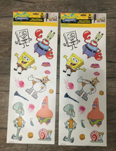 (2) Spongebob Squarepants Wall Decals  (14 Decal In Each ) Total 28. NEW. - £10.96 GBP