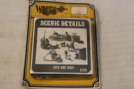 HO Scale Woodland Scenics Cats and Dogs #D-226 Scenic Details, BNOS - £19.57 GBP