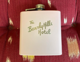THE BEVERLY HILLS HOTEL CALIFORNIA 6 oz. pink flask - £28.47 GBP
