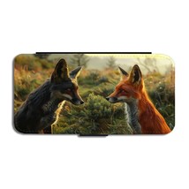 Animal Foxes iPhone 14 Pro Max Flip Wallet Case - £15.87 GBP