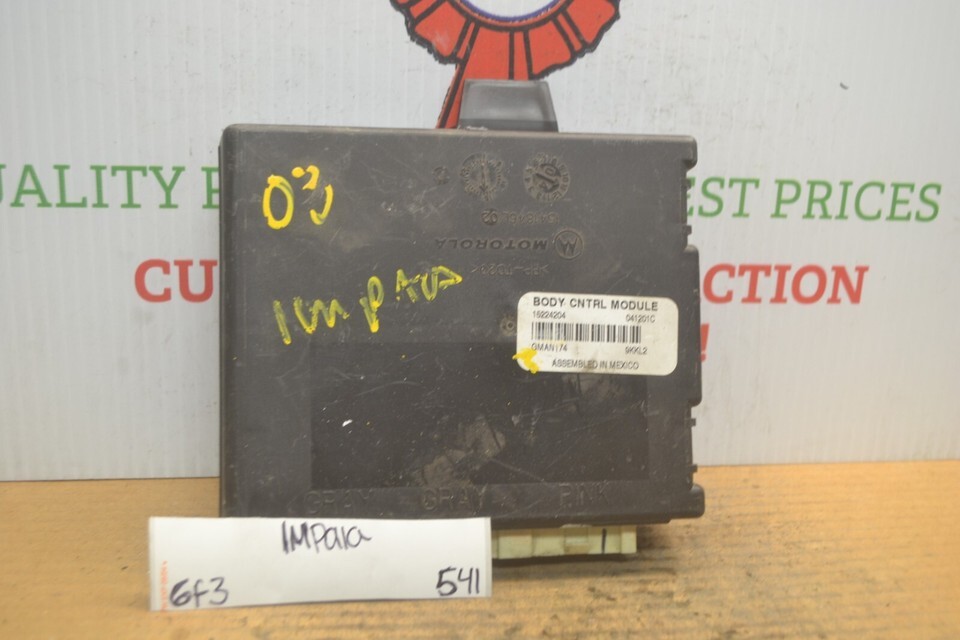 15224204 Chevrolet Impala 2005 Body Control Module BCM Unit 541-6F3 - $19.59
