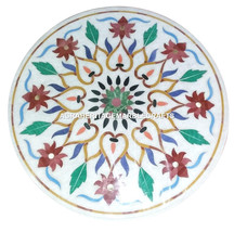 Marble Center Table Top Jasper Inlay Pietra Dura Outdoor Halloween Decor H2752 - £224.87 GBP+