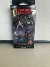 Dungeons &amp; Dragons 4 Die Cast Figures Drizzt Ranger Cleric Fighter Flayer NEW - £5.49 GBP