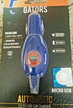 NCAA Florida Gators Micro USB Android SmartPhone Blackberry Car Charger New - £7.60 GBP