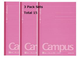 Kokuyo CAMPUS Notebook B5 Dotted B-Rule (6mm) 30-Sheet, 5-Pack 3Set 15books - $45.00