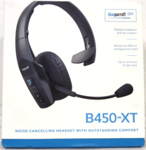 BlueParrott B450-XT Noise Cancelling Bluetooth Headset 24 Hours Of Talk Time - £65.64 GBP
