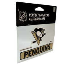 Pittsburgh Penguins NHL Licensed Hockey Team Decal Lot Of 2 Stickers Clear - £5.73 GBP
