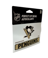 Pittsburgh Penguins NHL Licensed Hockey Team Decal Lot Of 2 Stickers Clear - $7.27