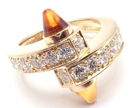 Authentic! Cartier Menotte 18k White Gold Diamond Black Onyx Band Ring - $10,000.00