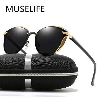 MUSELIFE Luxury Cat Eye Polarized Sunglasses for Women - $27.00