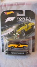Hot Wheels 1/64 Case D Retro Forza Motorsport &#39;73 Ford Falcon Xb 1/5 Yellow - £9.32 GBP