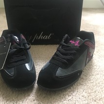 Baby Phat Girls Black Pink Casual Sneakers Shoes Low Top Choose Your Size - $40.16