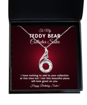 Teddy Bear Collector Sister Necklace Birthday Gifts - Phoenix Pendant Jewelry  - £40.55 GBP