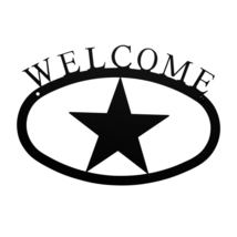 Village Wrought Iron Star Welcome Home Sign Small - $24.05