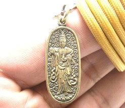 Super Lucky Rich Guan Yin Kuan Quan Im Mercy God Buddha Success Pendant Necklace - £20.52 GBP