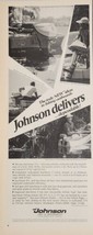1968 Print Ad Johnson Sea-Horse Outboard Motors 4 Models Shown - $19.78